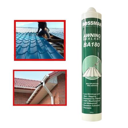 BOSSMAN AWNING & ROOFING SEALANT 580G WHITE