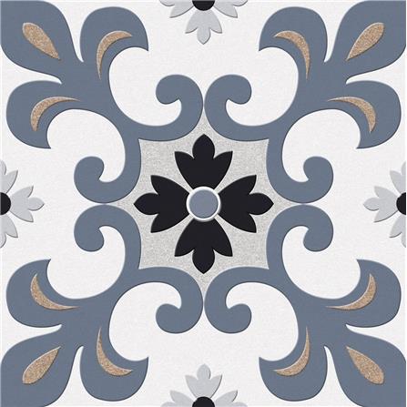 TARA FLOORTILE 40X40CM MORROCAN ROYAL BLUE  0.96M2
