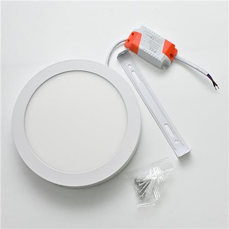 DOWNLIGHT 6" 18W PANEL FSL ACRYLIC COOL WHITE ROUND