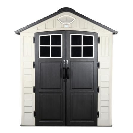 STORAGE SHED WITH OPAQUE TOP PANELS SPRING EVEREST N1B1 197X129CM