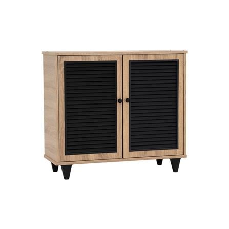 NUHOOM SHOES CABINET ALMO 2 DOOR SONOMA OAK