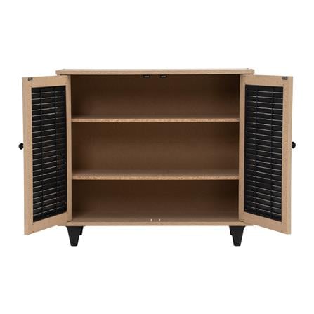 NUHOOM SHOES CABINET ALMO 2 DOOR SONOMA OAK