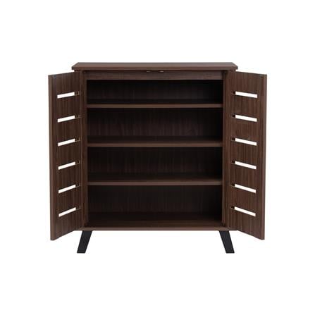 NUHOOM SHOES CABINET IRAN 2 DOOR NATURAL WALNUT