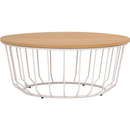 NESTHOUZ FLUX ROUND COFFEE TABLE 801/102 NATURAL COLOUR
