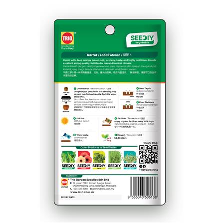 TRIO SEEDIY CARROT SEED