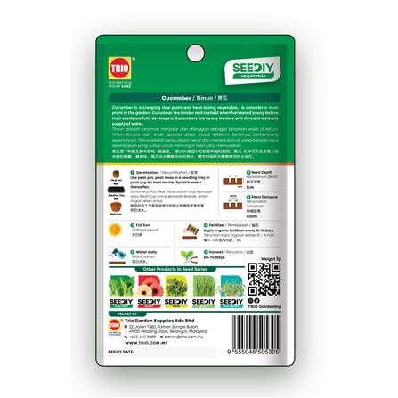 TRIO SEEDIY CUCUMBER SEED