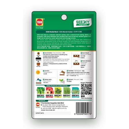 TRIO SEEDIY CHILLI KULAI RED SEED