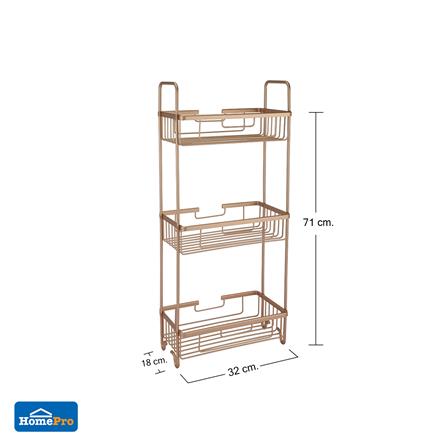 MOYA BATH RACK 3 TIER KU112.02 ROSE GOLD