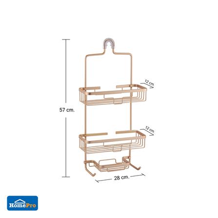 MOYA BATH RACK 3 TIER KU099.04 ROSE GOLD