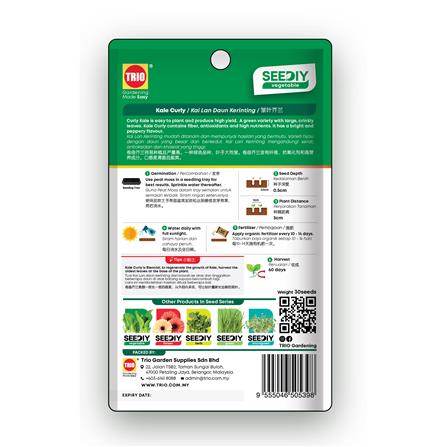 TRIO SEEDIY KALE CURLY SEED