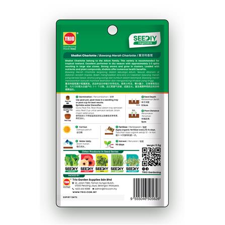 TRIO SEEDIY SHALLOT CHARLOTTE SEED