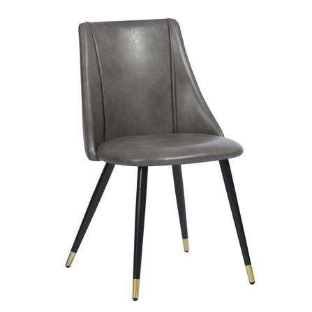 FURDINI SMEG DINING SIDE CHAIR PU GREY