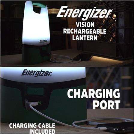 ENERGIZER RECHARGE LANTERN ALURL714W WHITE-GREEN