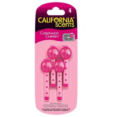 CALIFORNIA SCENTS VENT STICKS - CORONADO CHERRY (4's)