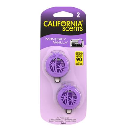 CALIFORNIA SCENTS MINI DIFFUSERS - MONTEREY VANILLA (2's)