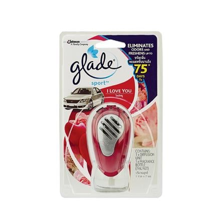 GLADE SPORT CAR AIR FRESHENER 7ML I LOVE YOU