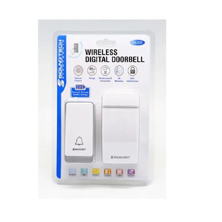 DIGITAL WIRELESS DOORBELL DA-028 SOUNDTEOH