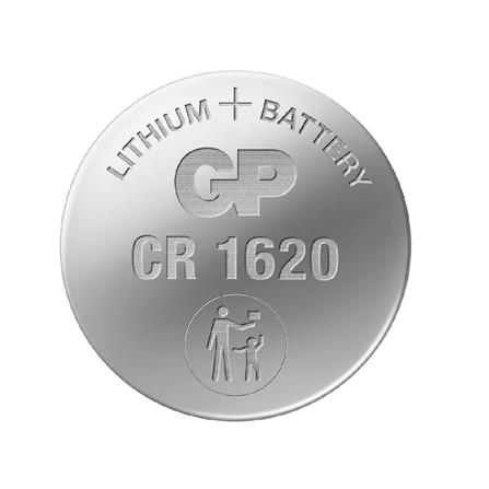 LITHIUM CELL BATTERY CR1620 CARD 1 GP