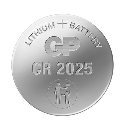 GP LITHIUM CELL BATTERY CR2025 CARD 1