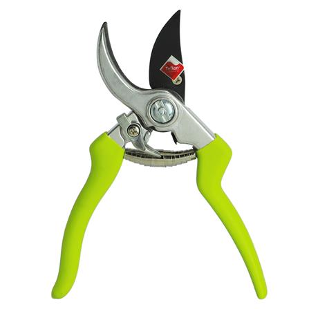 TEFLON-COATED SECATEURS BYPASS PRUNER SPRING 8.6INCH DGH2505 GREEN