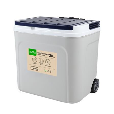 SPRING 30L GY/BL COOLER TROLLEY