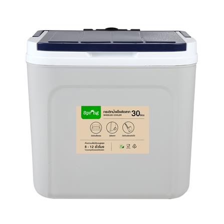 SPRING 30L GY/BL COOLER TROLLEY
