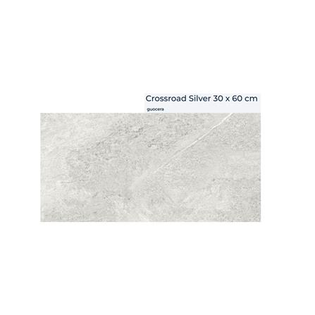 GUOCERA FLOORTILE P-CROSSROAD SILVER 30x60CM 1.44M2