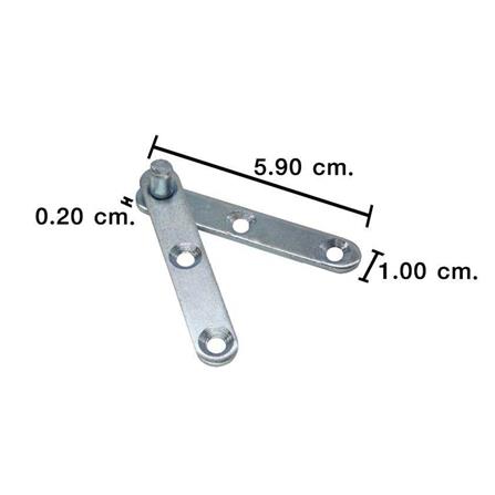 FIXED PIVOT CABINET HINGE DEXZON PIS-10W 2PCS