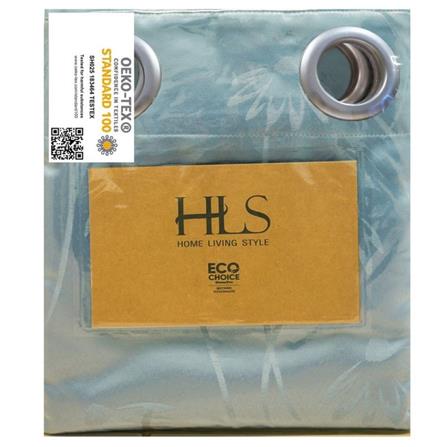 HLS CURTAIN EYELET CHAMOMILE 140X250CM LIGHT BLUE