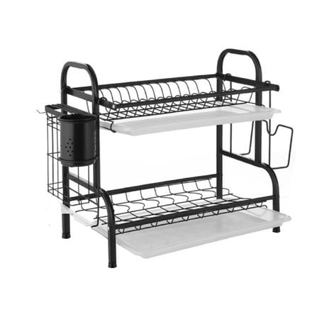 DISH DRAINER KECH MODISH 42X25X42CM YS20634MPBLACK BLACK