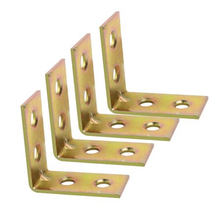 DEXZON STEEL BRACKETS L-SHAPED SA-4M 10PCS EACH