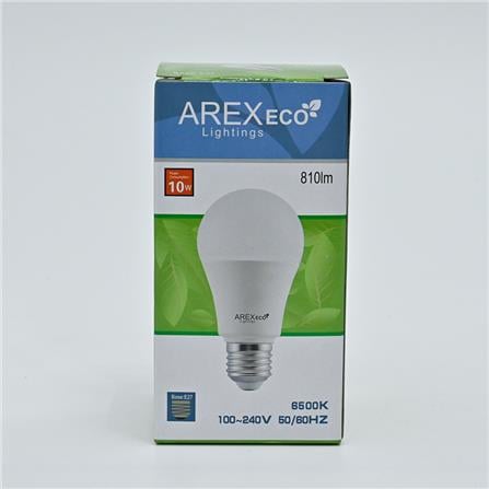LED A60 ECO 10W 6500K DAYLIGHT E27 LEDE10D27 AREX