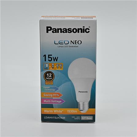 PANASONIC LED BULB NEO 15W E27 WARM WHITE LDAHV15LH7AM/9AM