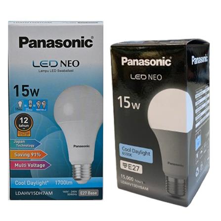 PANASONIC LED BULB NEO 15W E27 COOL DAYLIGHT LDAHV15DH7AM/9AM
