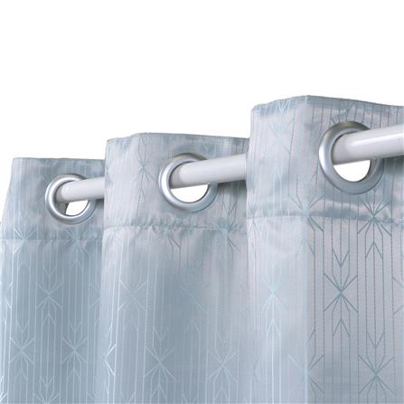 HLS CURTAIN EYELET GAROS UV 135X220CM GRAY