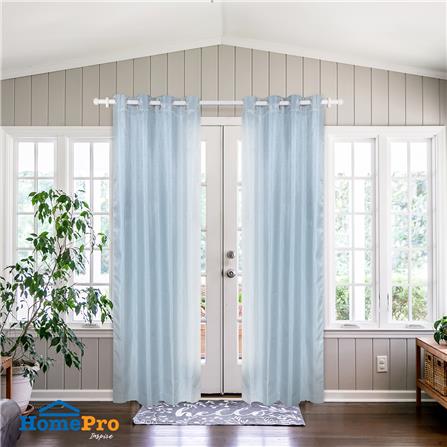 HLS CURTAIN EYELET GAROS UV 135X220CM GRAY
