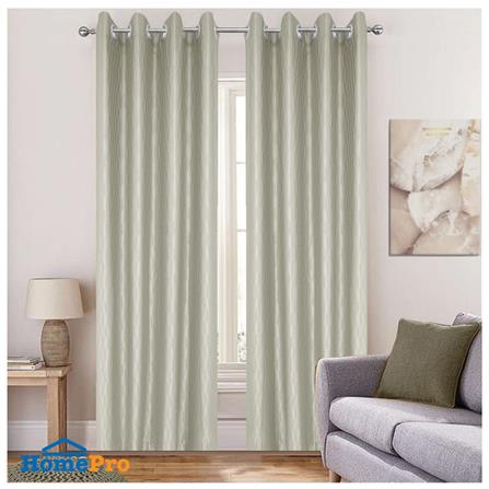 HLS CURTAIN EYELET LARRY UV 140X220CM BROWN