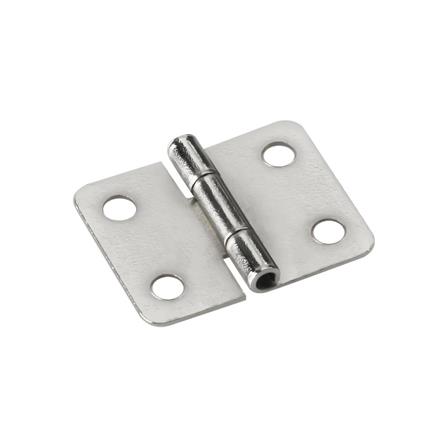 FIXED PIN BUTT HINGE DEXZON FA-007 NICKEL 10PCS
