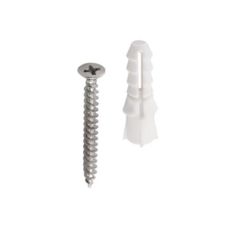 DEXZON PLASTIC ANCHOR & SCREW NO.7 10EACH