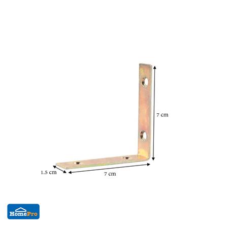 L-SHAPED ANGLE BRACKET DEXZON SA-1570 15X70MM 5PCS