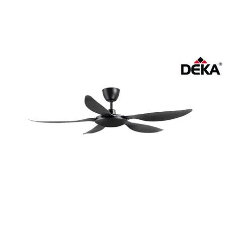 CEILING FAN DDC 5 MATT BLACK DEKA ABS  MATT BLACK 56"