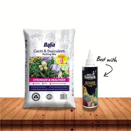 BABA CACTI & SUCCULENT POTTING MIX 7L