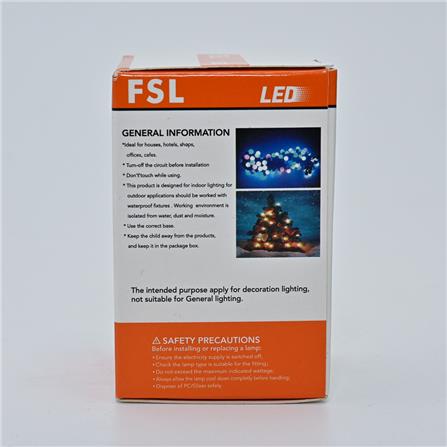 FSL LED PINGPONG BULB 2W E27 BLUE
