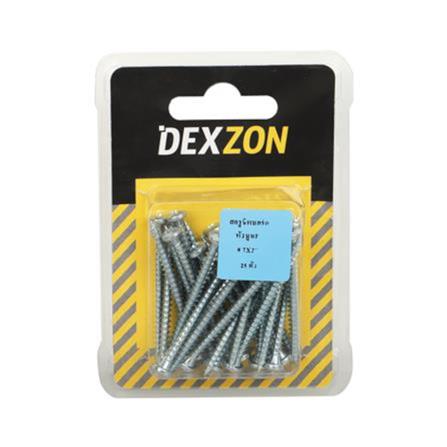 DEXZON WOODEN WALL SCREW 7X2INCH 25EACH