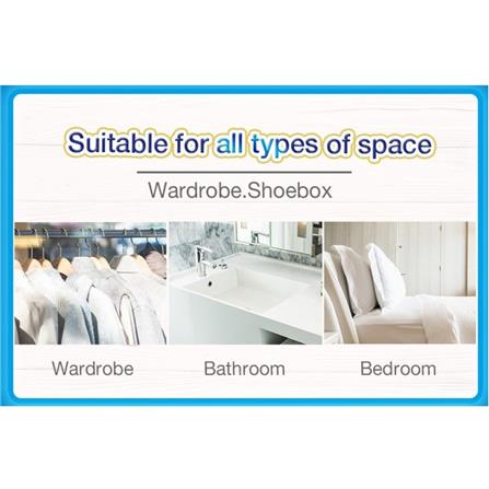 FARCENT DEHUMIDIFIER DISPOSABLE CHARCOAL 500ML 4S'