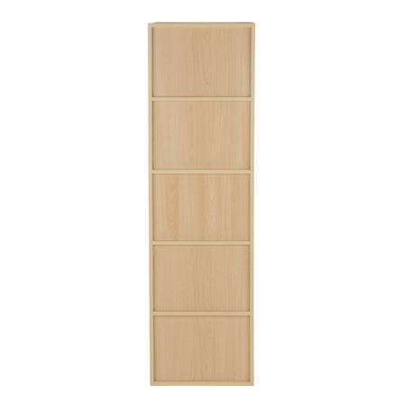 OPEN SHELF 5 TIER OAK