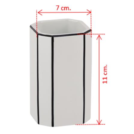 MOYA CERAMIC TUMBLER RS KH041 H11XW7XD7 CM