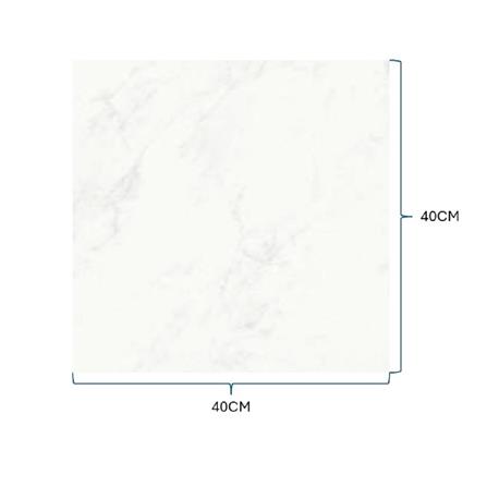 WHITE HORSE FLOORTILE 40X40CM CARRARA WHITE C40071 1.28M2