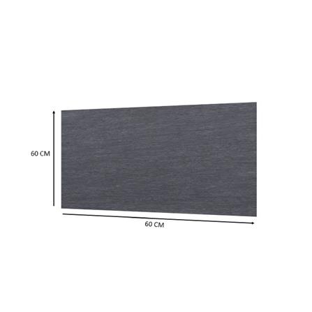 WHITE HORSE FLOORTILE PORCELAIN 30X60CM MORBIDO CHARCOAL H63061 1.44M2