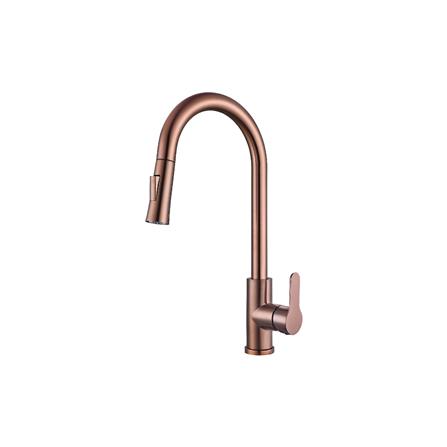 SORENTO PULL OUT SINK FAUCET SRTKT71-SS ROSE GOLD